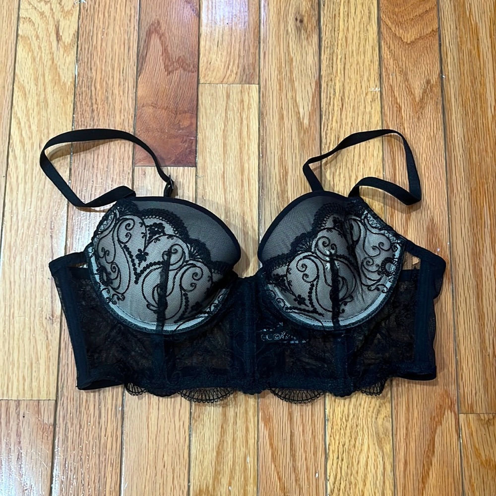 Black Lace Bustier